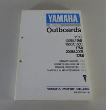 Manuale Di Officina Yamaha Fuoribordo 115C - 225B Data 01/1990