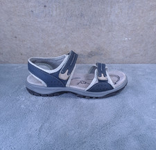 Fly Dynamic trekking sandal unisex in leather comfort sole Velcro Sz 36 Grey
