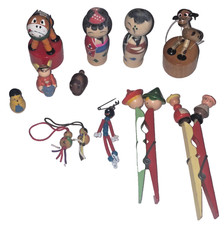 Lotto Giochi in Legno Vintage