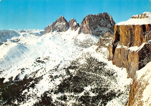 Cartolina dolomiti strada - cartolina,
