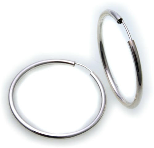 Orecchini cerchietti argento - orecchini,