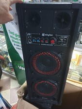 COPPIA casse amlpificate SKYTEC SPB28 2X400W USB-MMC + ACCESSORI