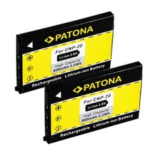 2x Batteria Patona 600mAh per