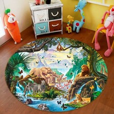 Tappeto antiscivolo leone - 3d,