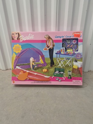 Barbie campin gear - barbie, playset