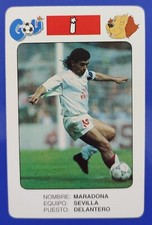 Figurina Card Diego Armando Maradona 1992 Heraclio Fournier Goli-Liga