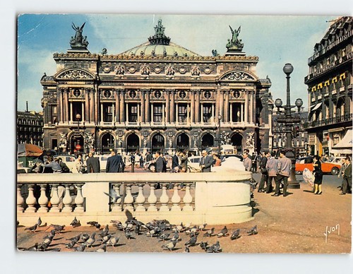 Cartolina opéra parigi - cartolina,