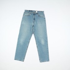 Levi's 550 Relaxed Fit W34 L32 Usato (Cod.H3123) Denim Jeans Made in USA Uomo