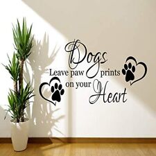 Adesivo murale citazione cani