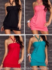 Aperto Schiena Mini Abito