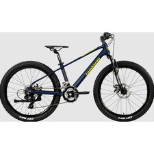 LOMBARDO BICI MTB 24" GOMME OVERSIZE 21V TELAIO IN ALLUMINIO COL. BLU MATT