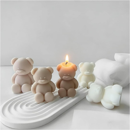 Pezzi stampo silicone orso - pezzi,
