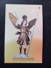 Santino originale holy card San Michele Arcangelo Patrono Sant'Angelo di Brolo
