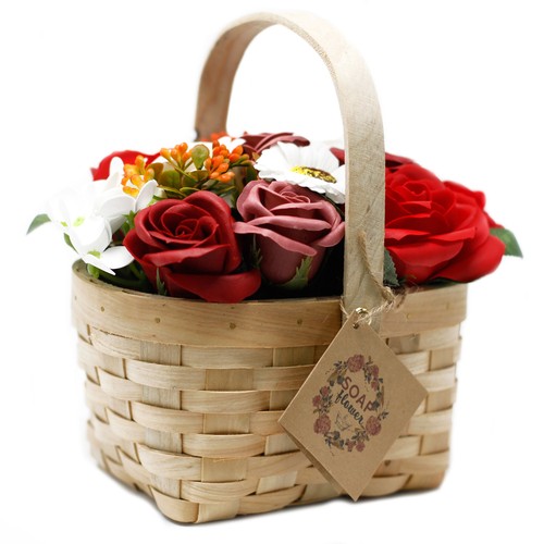 Sapone cestino vimini con - sapone, ,cestino