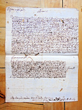 XVI secolo-ANTICO MANOSCRITTO del XVI secolo+