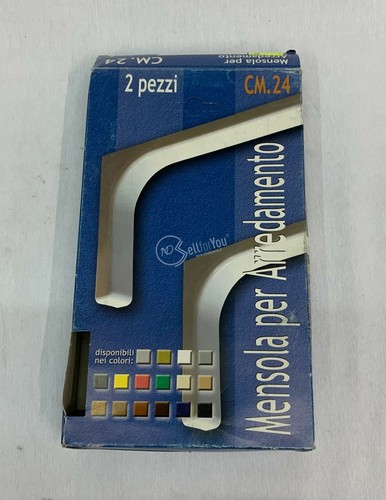 Coppia staffe per mensole - di,