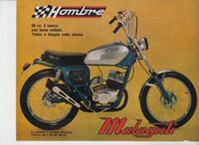 advertising Pubblicità MOTO MALAGUTI HOMBRE 50 '72 MOTOITALIANE MOTOSPORT EPOCA