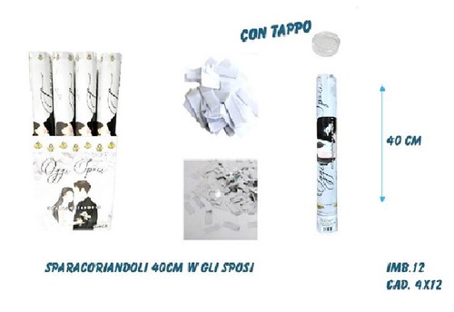 Tubo spara coriandoli - tubo, oggi