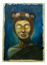 olio su tela pittura surreale