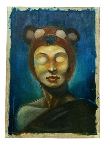 Olio tela pittura - olio, su