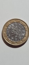 Moneta 1 Euro Portogallo 2002 Rara con Errore di Conio