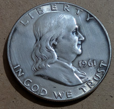 1961 D Franklin mezzo dollaro