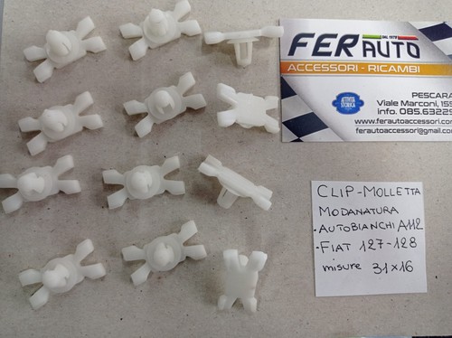 Clips mollette fissaggio - 12, clips-mollette