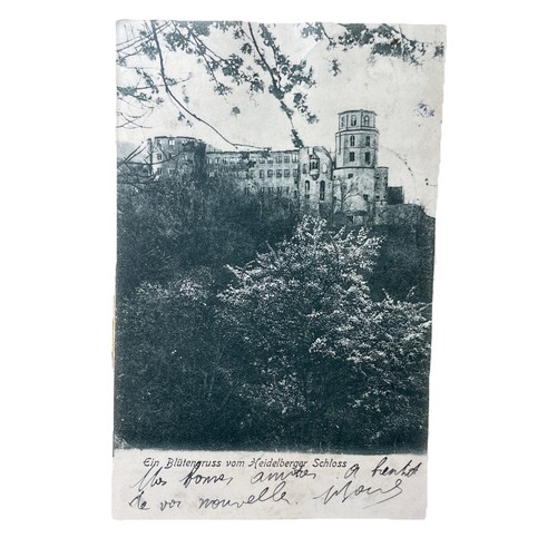 Cartolina postale castello - , di