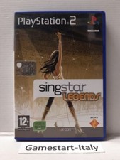 SINGSTAR LEGENDS - SONY PS2 - GIOCO USATO PERFETTAMENTE FUNZIONANTE - PAL