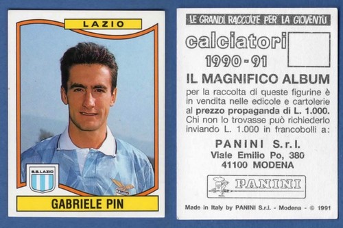 Figurina calciatori panini - figurina,