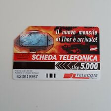 Scheda telefonica lire 5.000 - Il nuovo mensile di Thor