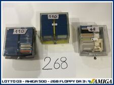 Lotto 268 floppy disk per commodore amiga porta floppy contenitore floppy