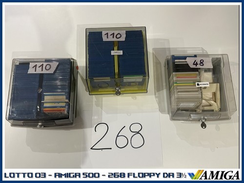 Lotto 268 floppy disk per
