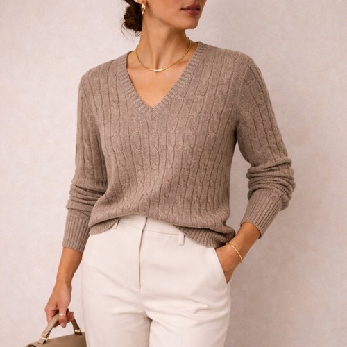 Maglione neutro moka maglia - maglione,