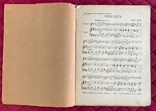 Spartito Musicale SERENATA primi '900