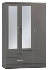 Armadio 3 ante grigio lucido CONSEGNA GRATUITA
