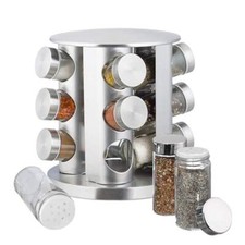 Portaspezie girevole acciaio