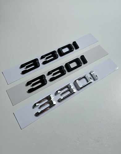 330i emblema nero