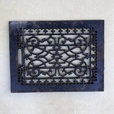 Antica griglia in ghisa