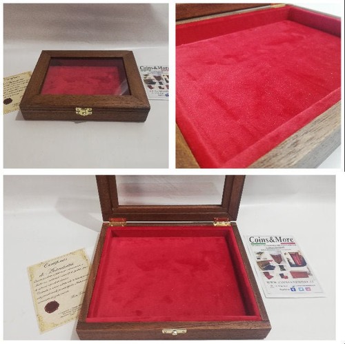 Cofanetto legno velluto - in,