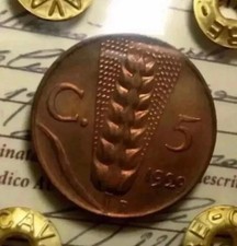 5 CENTESIMI 1929 SPIGA