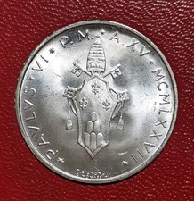 VATICANO PAOLO VI° 1977 ANNO XV 500 LIRE ARGENTO DA DIVISIONALE FDC