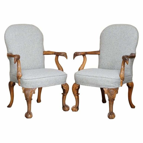 Coppia poltrone trono - di,