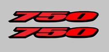 2 x 750 cc DECAL Suzuki GSX-R • Adesivo • Sticker • Tanti Colori • S5