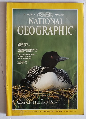 National geographic april - national, 1989