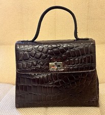 Borsa A Mano Francesco Biasia Pelle Stampato Cocco