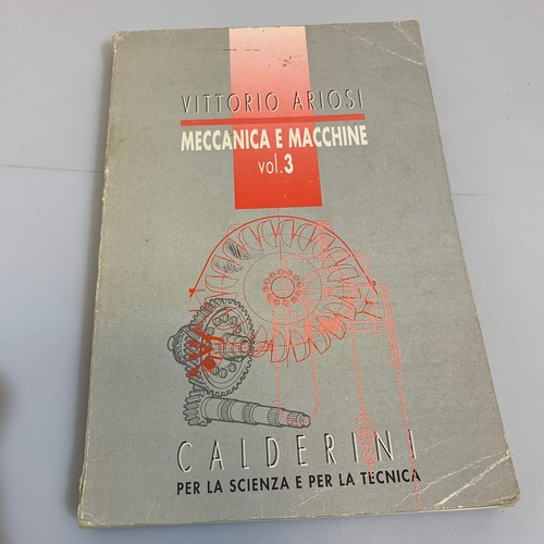 Meccanica macchine di - e,