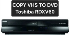 Toshiba RDXV60KB copia VHS su