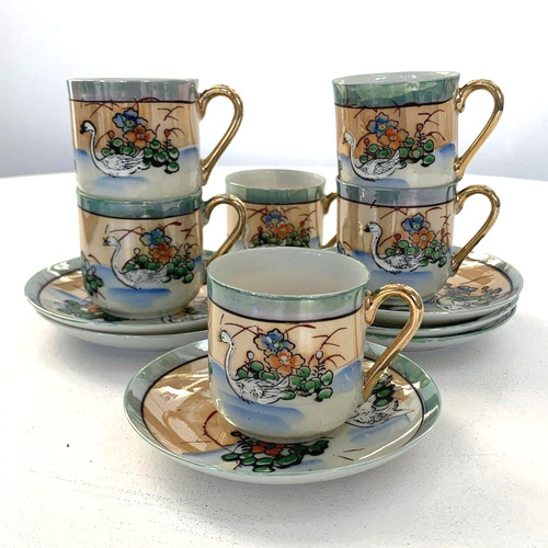 Sets japanese lustre ware - 6,