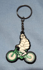 Portachiavi Pubblicitario Michelin Bibendum Vintage In Gomma Omino